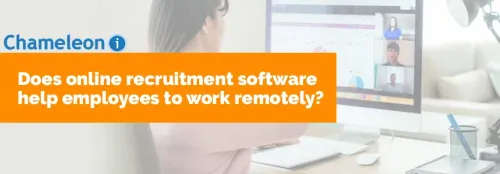 Does online recruitment software help employees to work remotely?