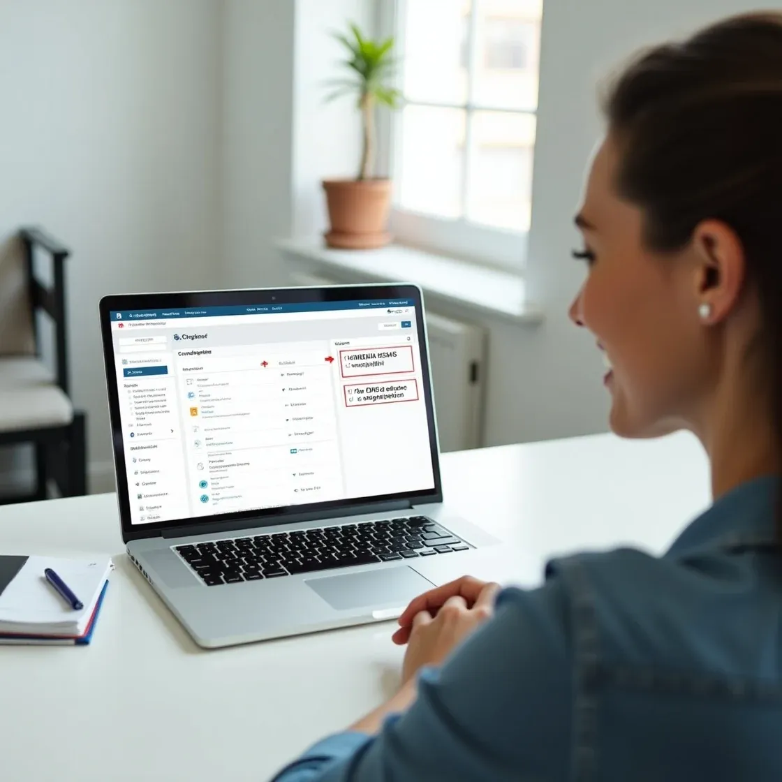 Recruiter managing communication preferences in Chameleon-i CRM, with updated tick boxes for blocking bulk email and SMS visible on the candidate record screen.