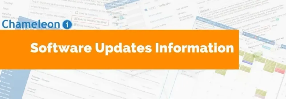 Chameleon-i Product Update Information 2019