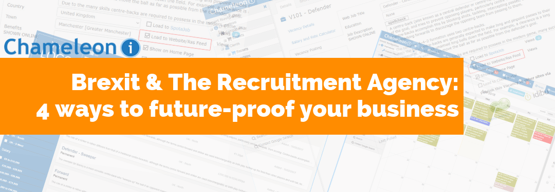 Brexit and the recruitment agency orange banner