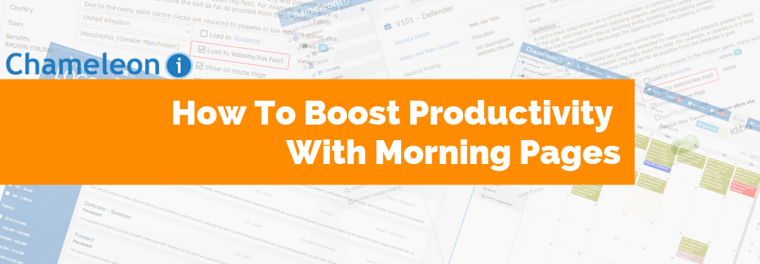 How to Boost Productivity with Morning Pages